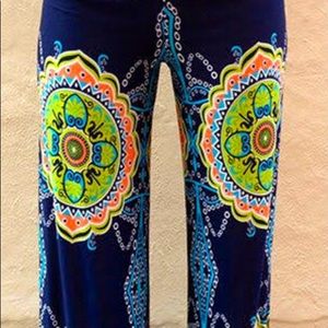 Floral printed wide leg women’s pants